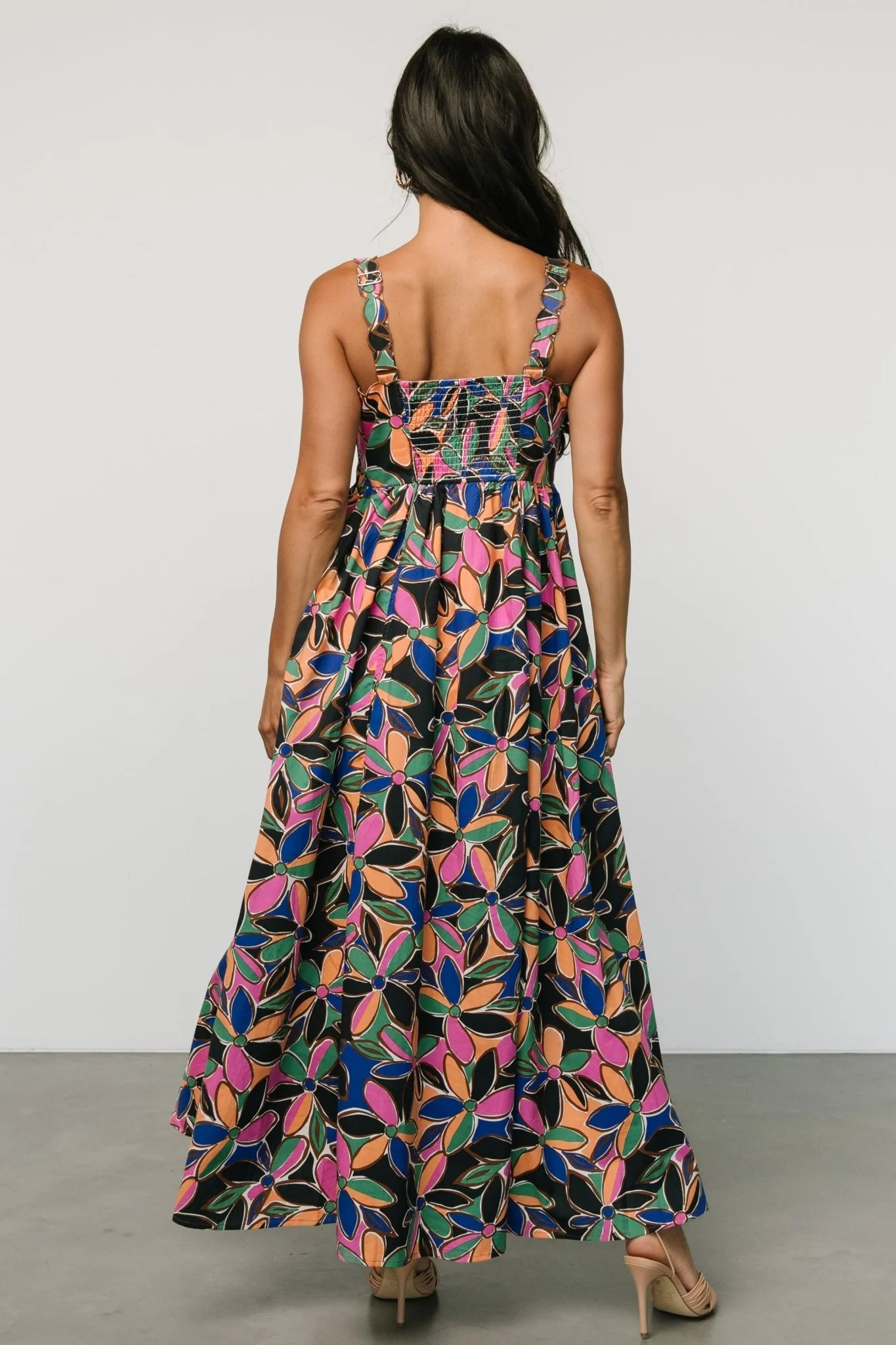 Frida Tank Maxi Dress | Multi Print